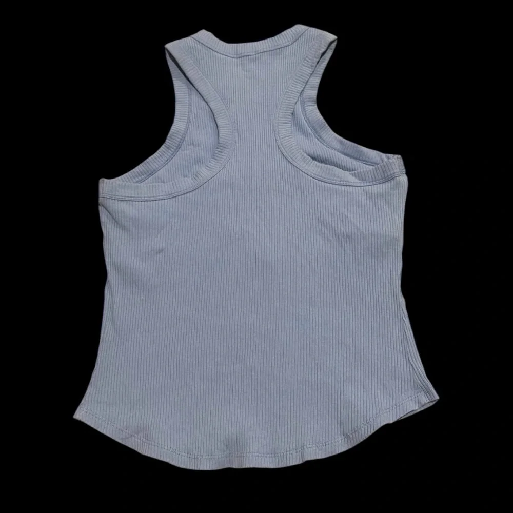 Fabletics Ribbed Blue Tank Top - Picture 3 of 3